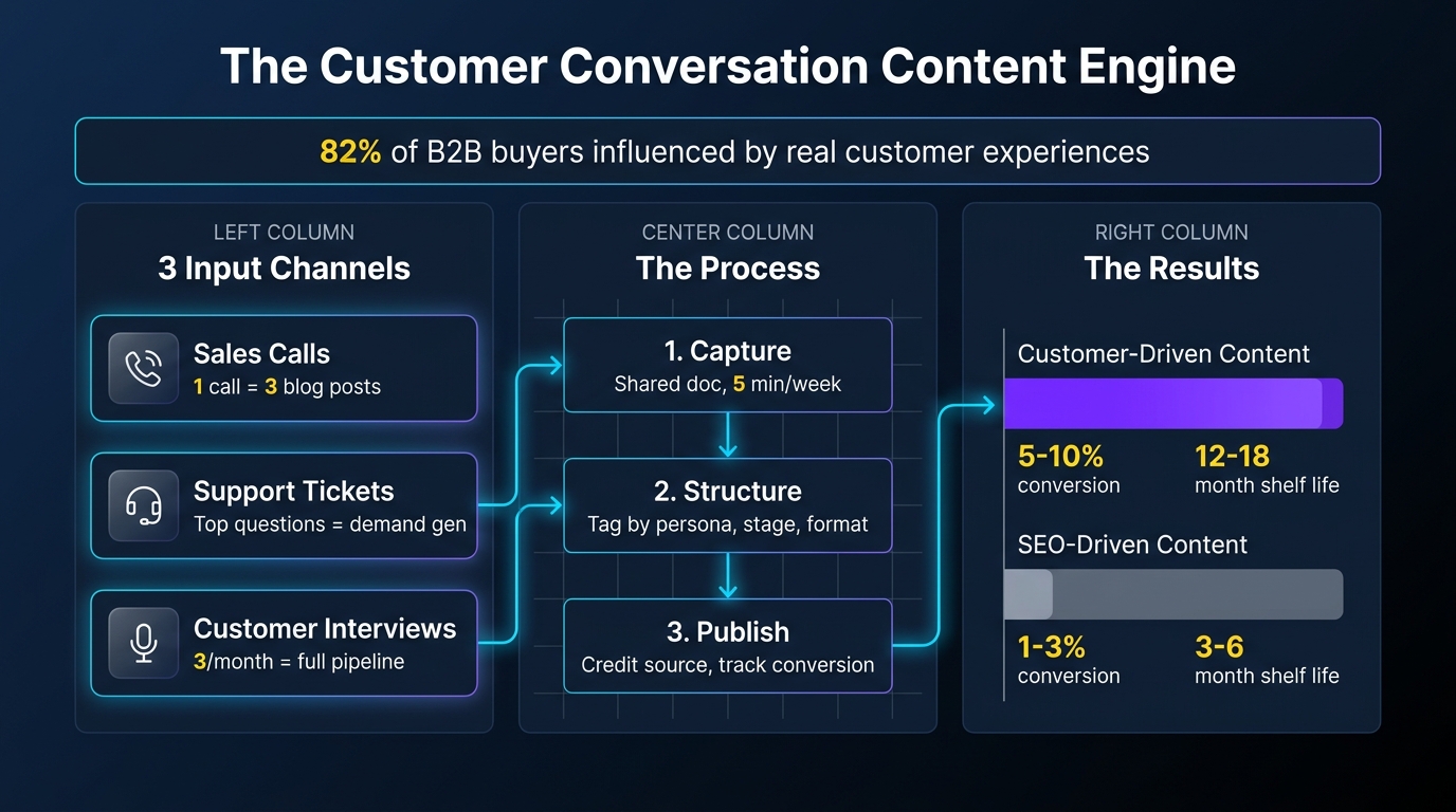 Content Engine Customer Conversations